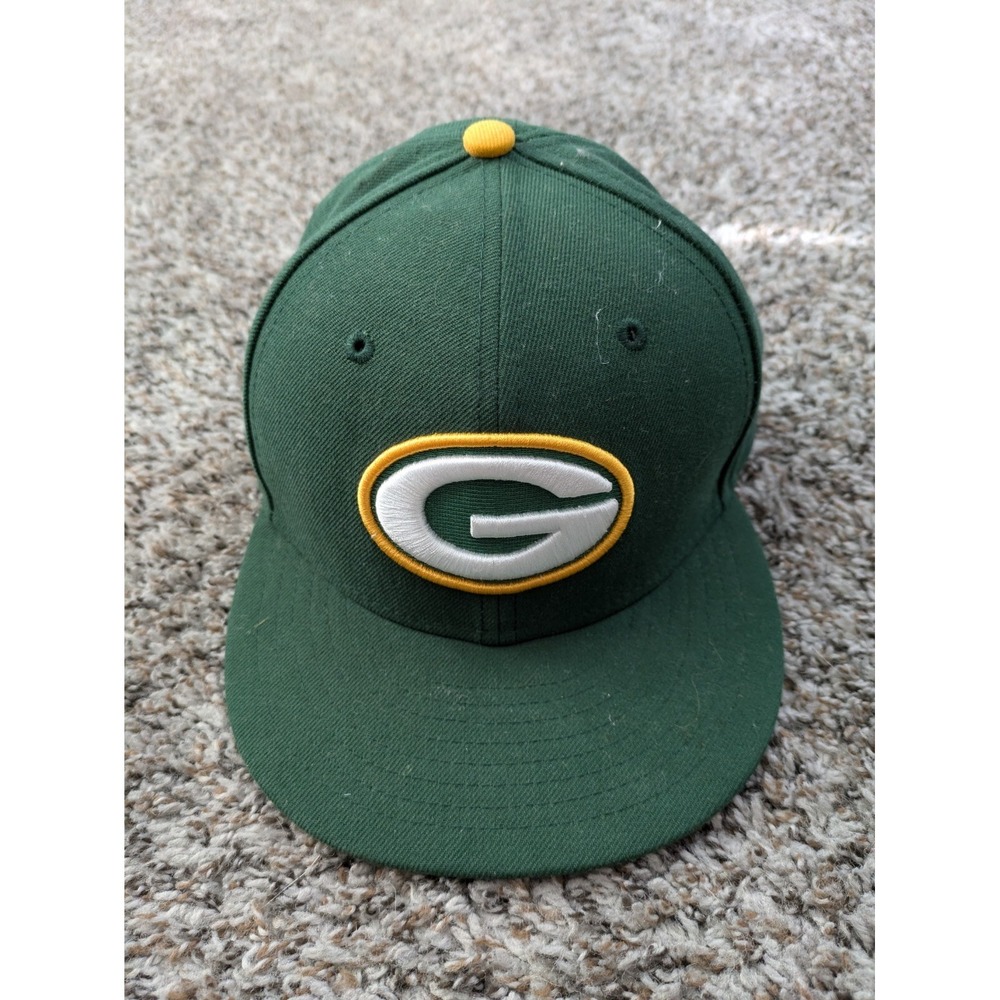 New Era Cap 59Fifty Green Bay Packers Fitted Hat 6 & 5/8ths
